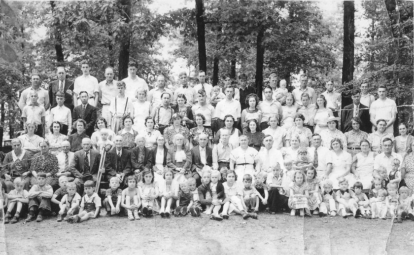 1938 ReunionLynn Barber believes mostly of the Barber line