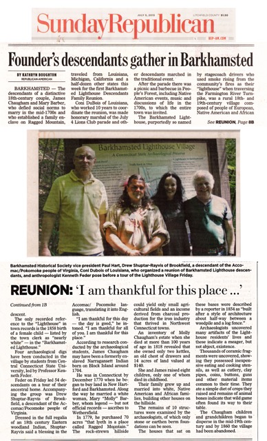 Rupublican American Lighthouse Article