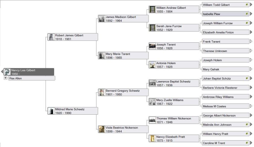 Nancy Gilbert Lineage 6-14-16