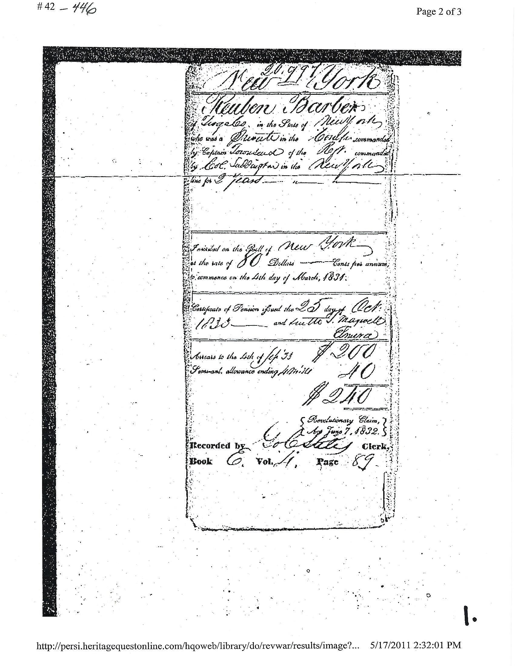 Reuben Barber Rev. Papers 1