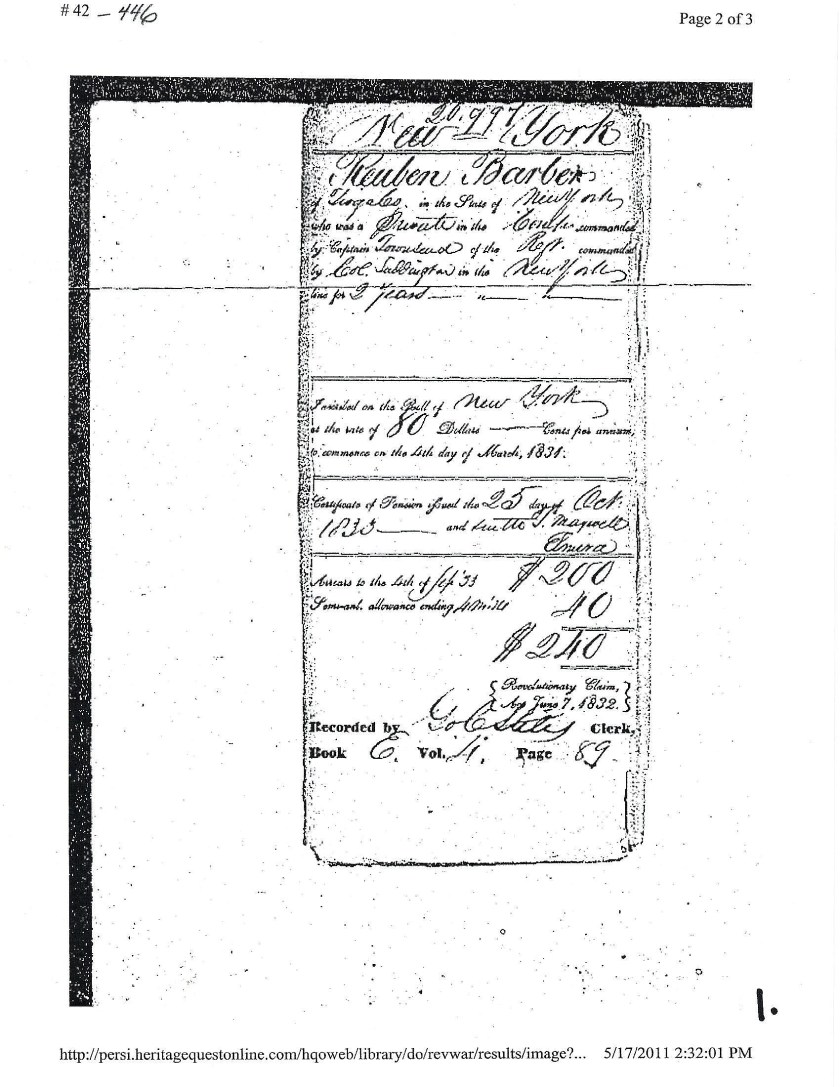 Reuben Barber Rev. Papers 1